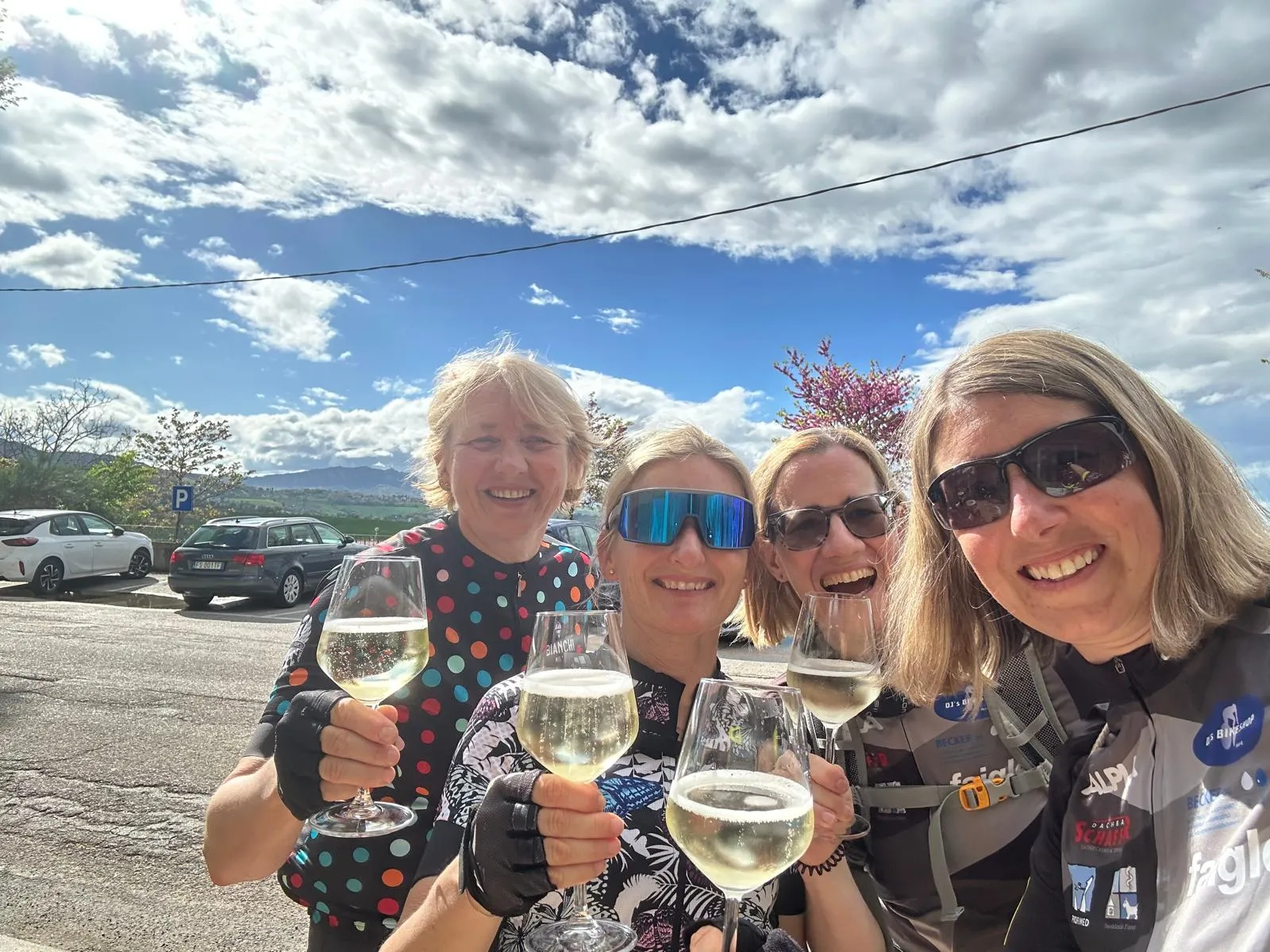 Pause während einer Ausfahrt