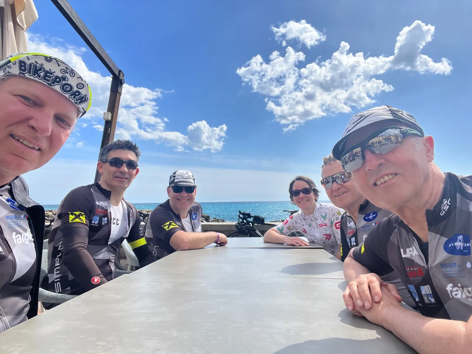 Pause während einer Ausfahrt