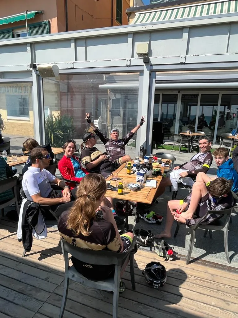 Pause während einer Ausfahrt