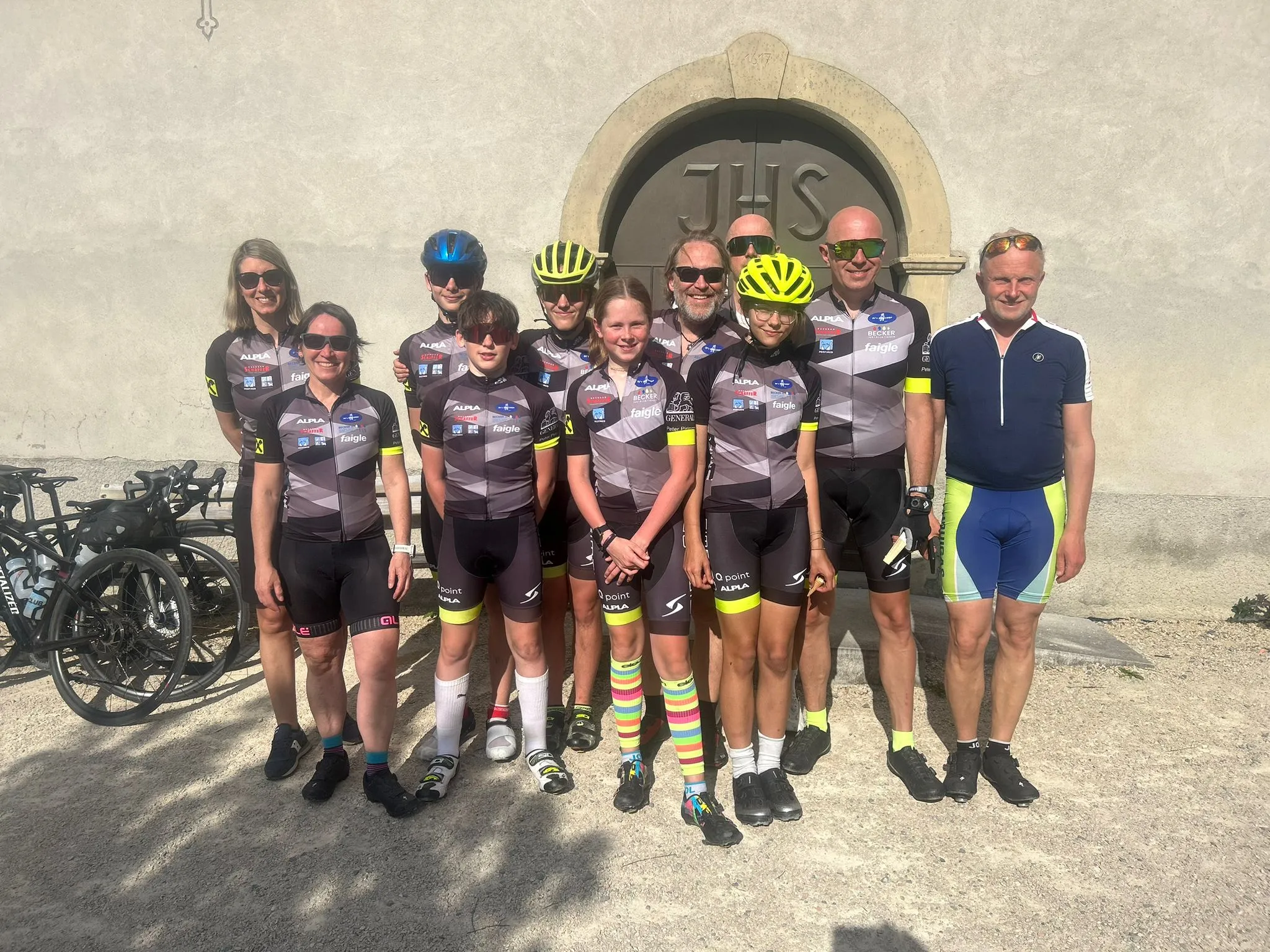 Pause während einer Ausfahrt